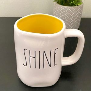 Rae Dunn ‘SHINE’ Mug Yellow Inside